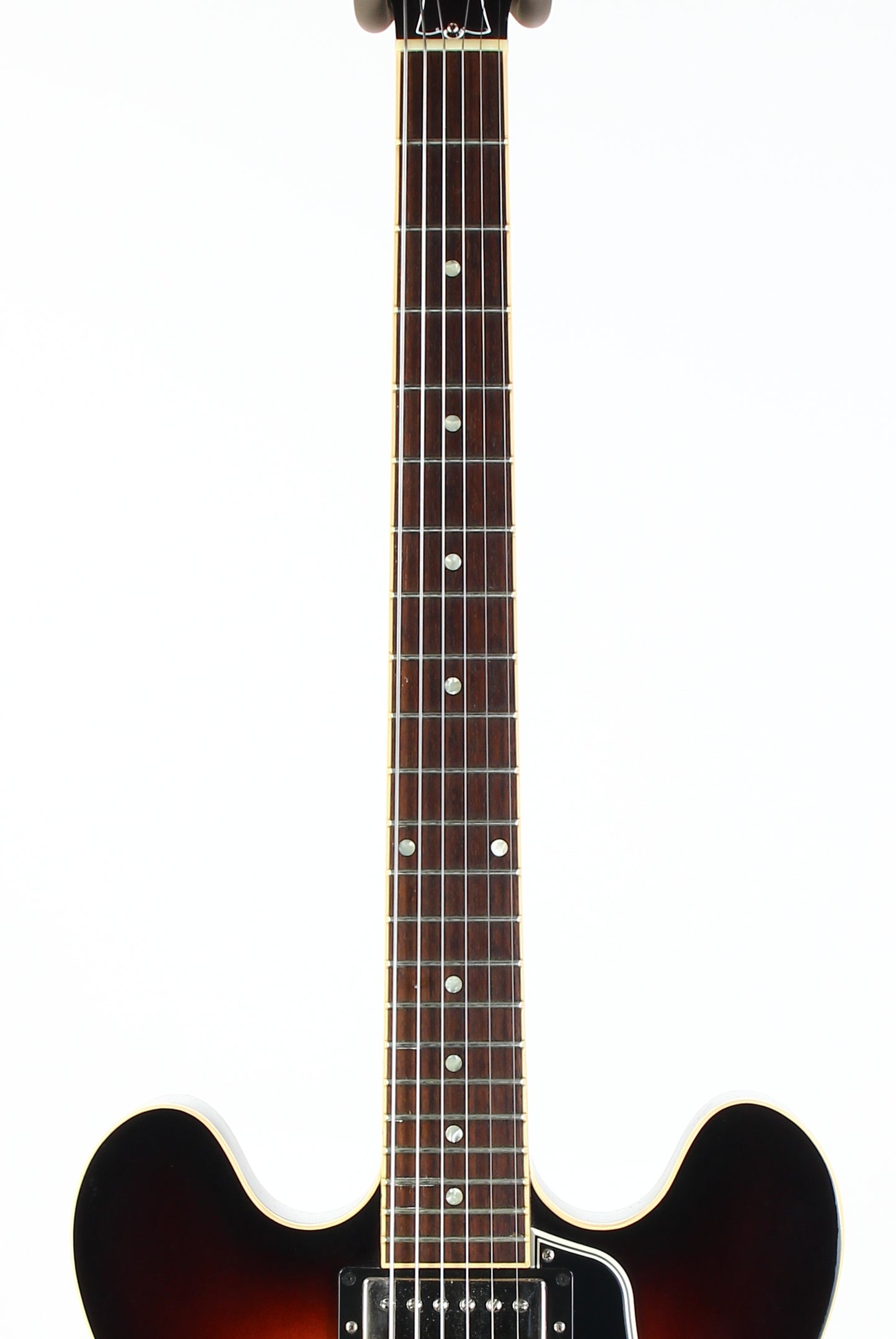 2013 Gibson Memphis ES-335 Dot Neck Sunburst Plain Top Semi Hollow Guitar w Original Case
