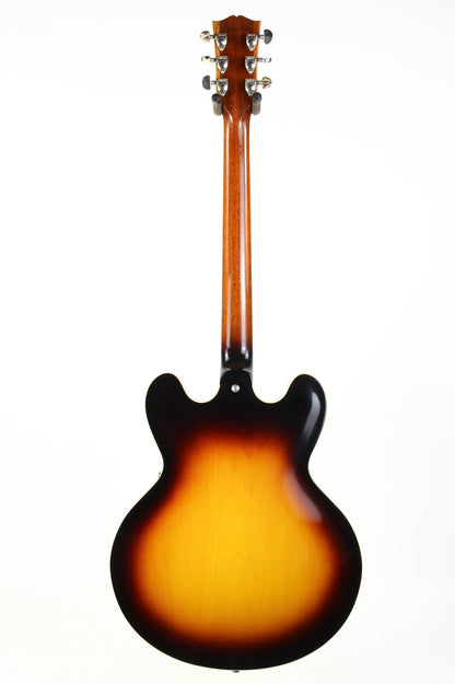 2013 Gibson Memphis ES-335 Dot Neck Sunburst Plain Top Semi Hollow Guitar w Original Case
