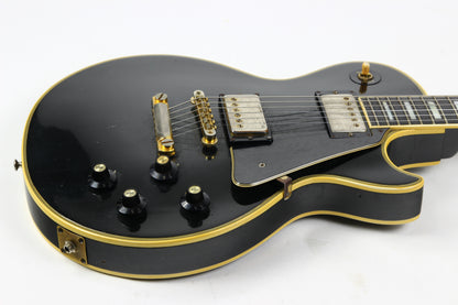 1973 Gibson Les Paul Custom BLACK BEAUTY Vintage Electric Guitar Original PAT # Pickups