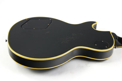 1973 Gibson Les Paul Custom BLACK BEAUTY Vintage Electric Guitar Original PAT # Pickups