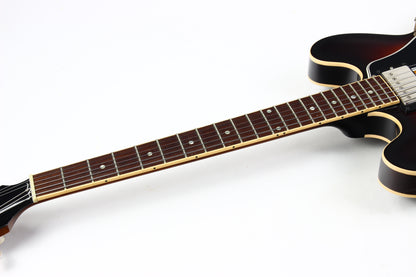 2013 Gibson Memphis ES-335 Dot Neck Sunburst Plain Top Semi Hollow Guitar w Original Case