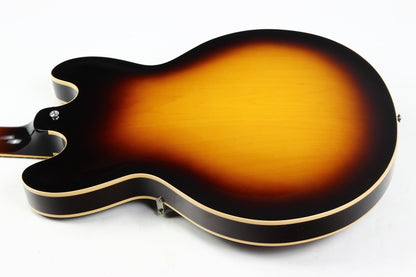 2013 Gibson Memphis ES-335 Dot Neck Sunburst Plain Top Semi Hollow Guitar w Original Case