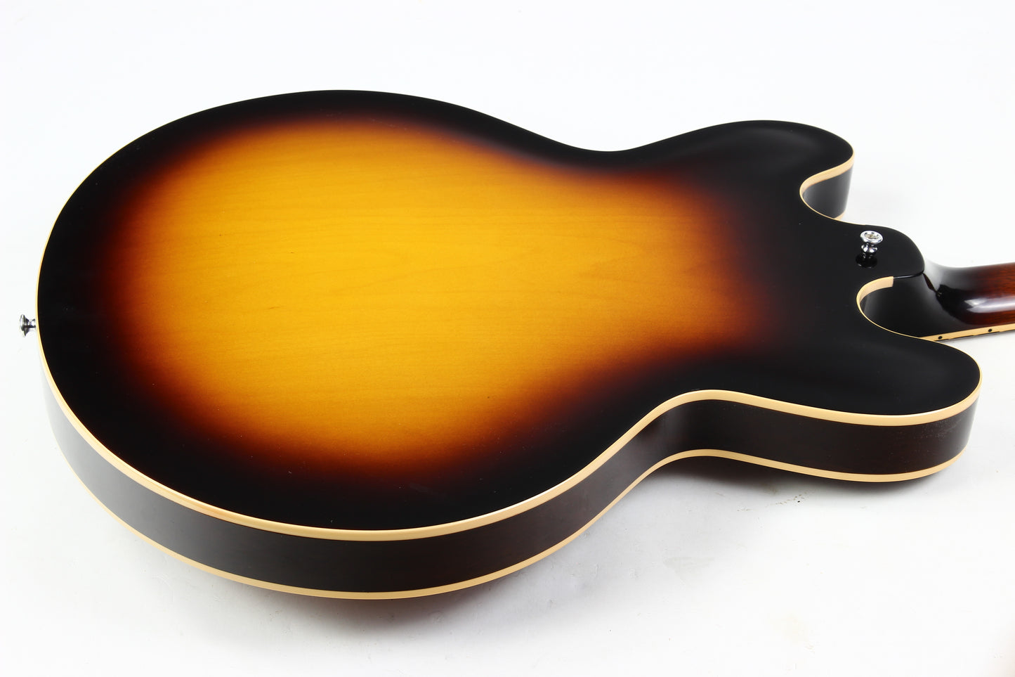 2013 Gibson Memphis ES-335 Dot Neck Sunburst Plain Top Semi Hollow Guitar w Original Case