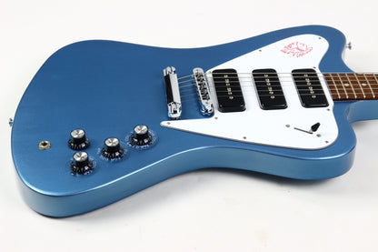 2011 Gibson USA Firebird Non-Reverse Pelham Blue 3 P90's w OHSC! MINTY!