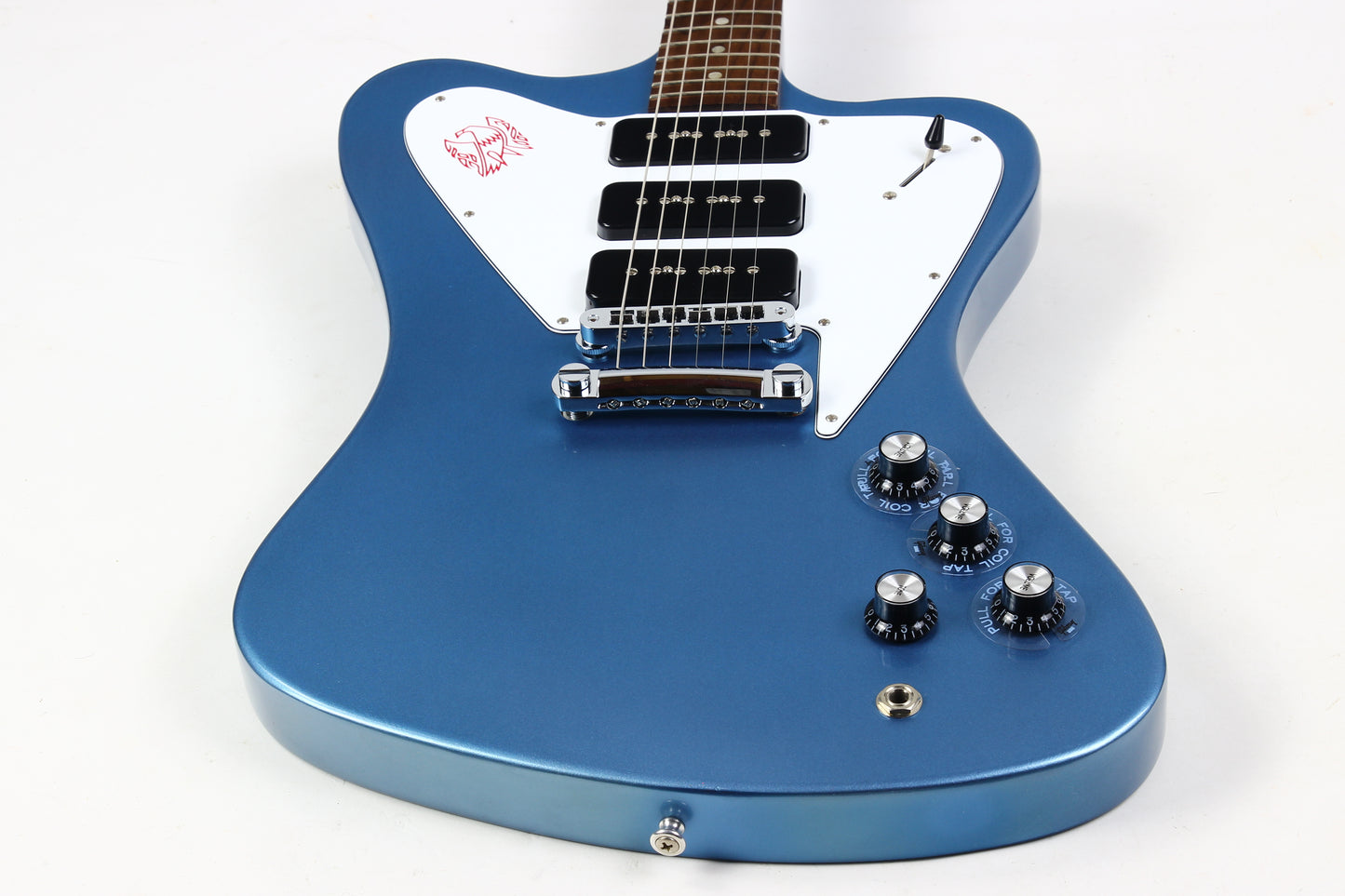 2011 Gibson USA Firebird Non-Reverse Pelham Blue 3 P90's w OHSC! MINTY!