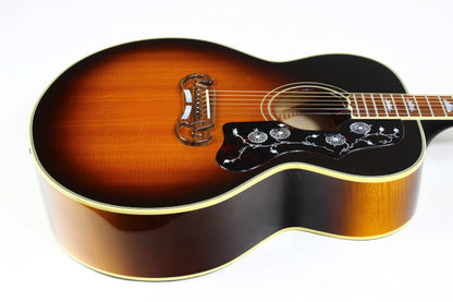 1991 Gibson Montana SJ-200 Jumbo Acoustic Electric Guitar J200 E Sunburst