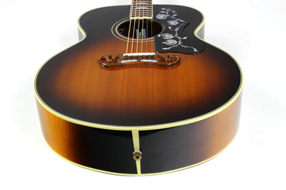 1991 Gibson Montana SJ-200 Jumbo Acoustic Electric Guitar J200 E Sunburst