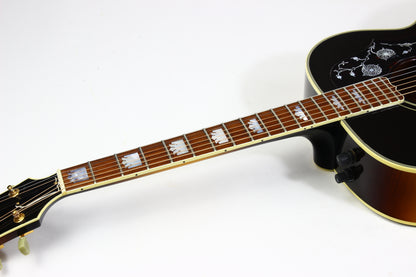 1991 Gibson Montana SJ-200 Jumbo Acoustic Electric Guitar J200 E Sunburst