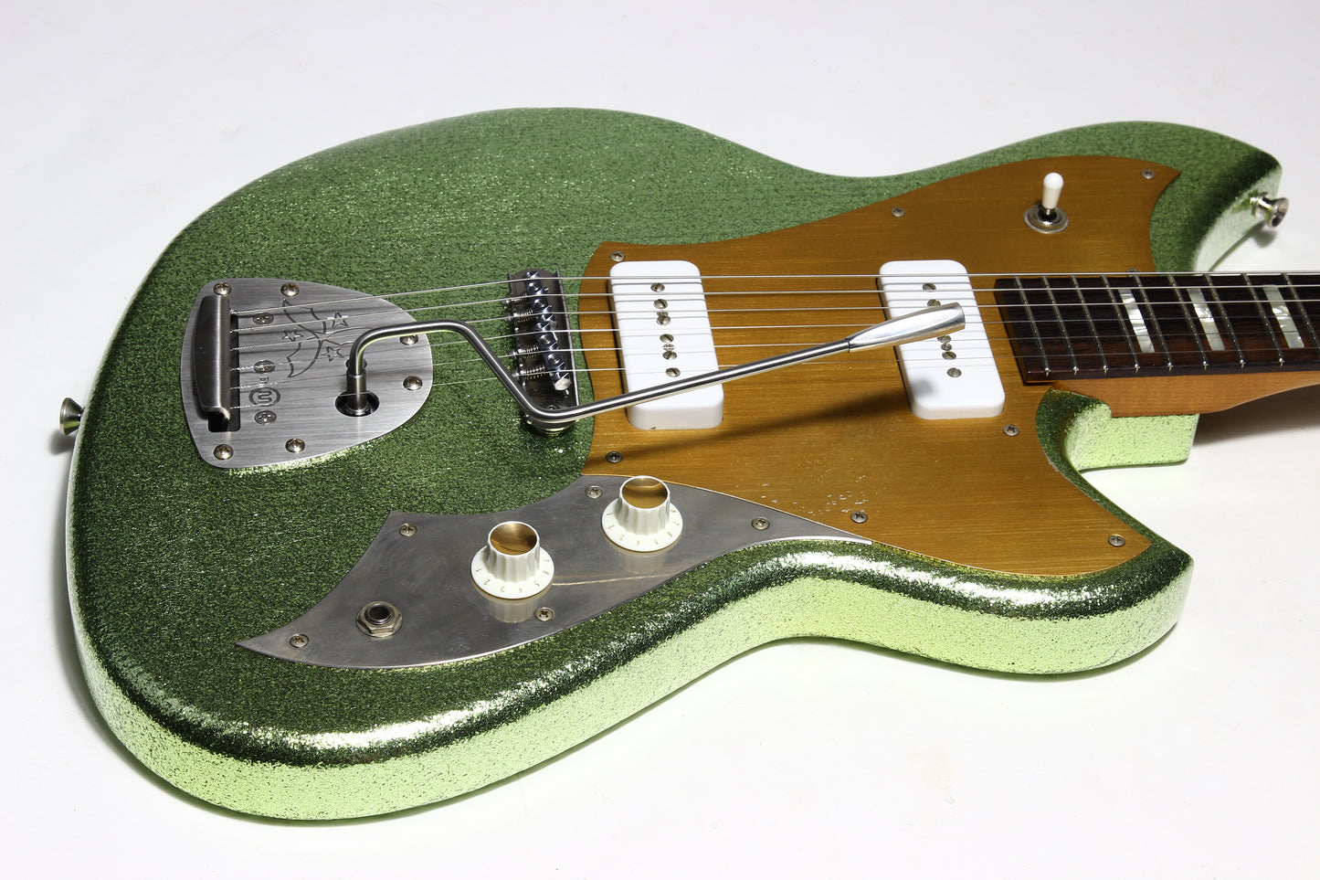 2026 NOVO Serus J Custom Coke Bottle Green Sparkle, Pine Body, Made in USA Relic