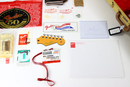 1994 Fender Custom Shop 40th Anniversary BC Special Stratocaster BILL CARSON OWNED SIGNED AND PLAYED #1 of 10 Crazy Quilt Top Limited Edition