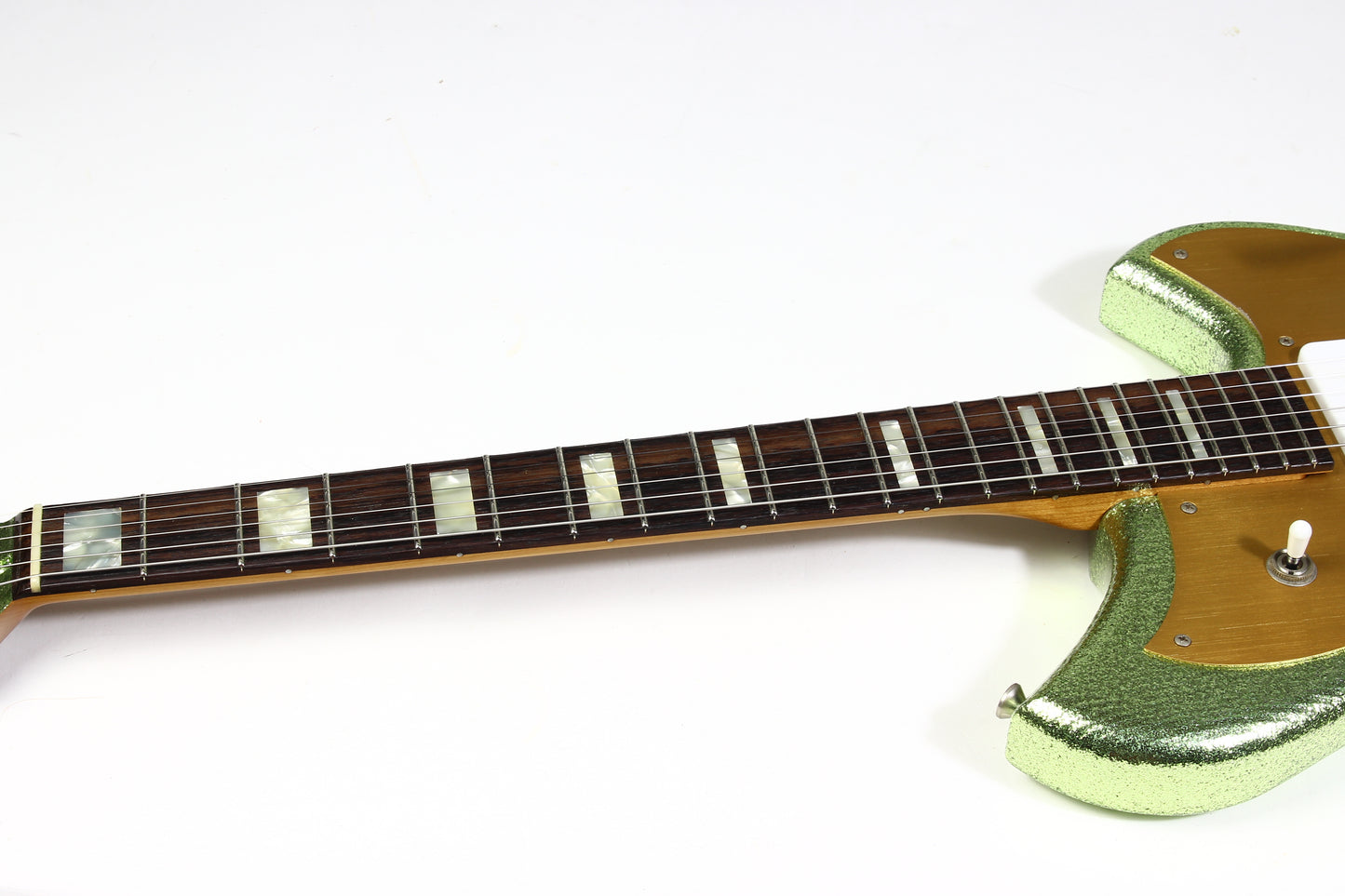 2026 NOVO Serus J Custom Coke Bottle Green Sparkle, Pine Body, Made in USA Relic