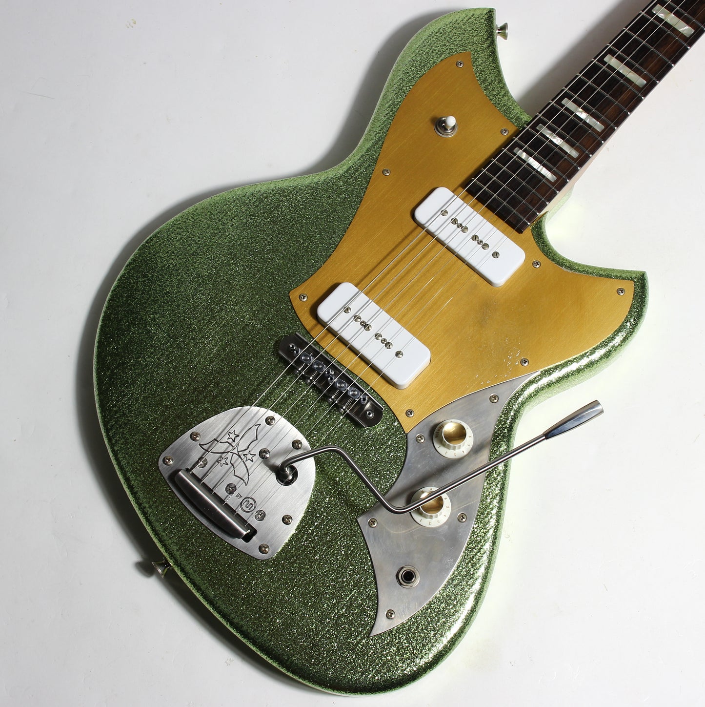 2026 NOVO Serus J Custom Coke Bottle Green Sparkle, Pine Body, Made in USA Relic