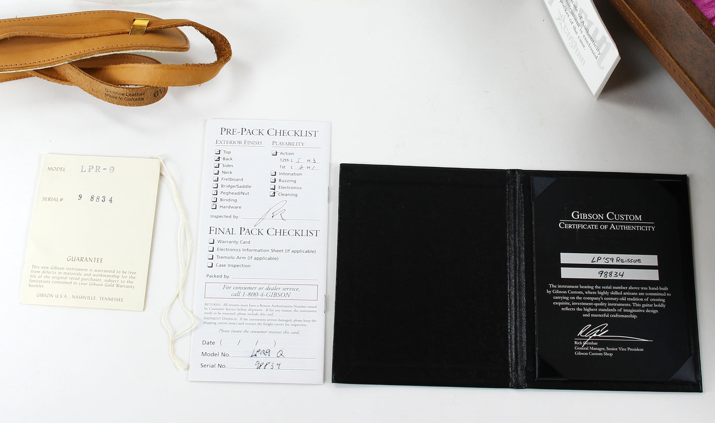 Gibson Custom Shop Historic 1959 Reissue Les Paul Standard KORINA & CRAZY QUILT TOP 1959 R9