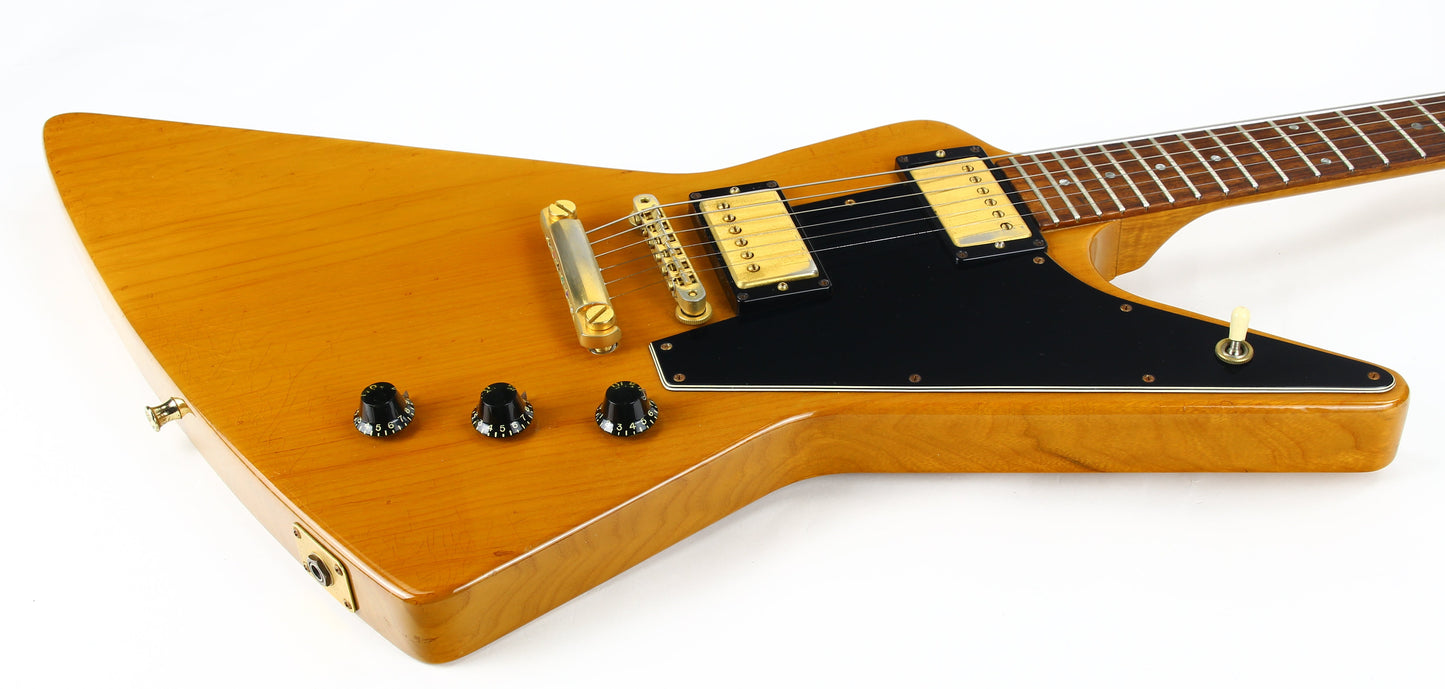 ONE OWNER! 1983 Gibson Custom Shop Edition KORINA EXPLORER 1958 Reissue Heritage Series - Natural '58