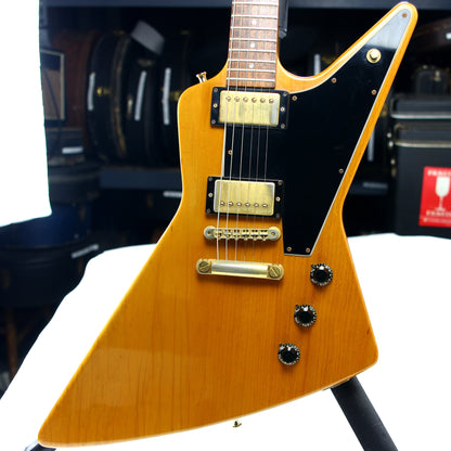 ONE OWNER! 1983 Gibson Custom Shop Edition KORINA EXPLORER 1958 Reissue Heritage Series - Natural '58