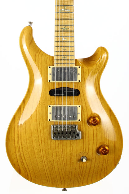2005 PRS Swamp Ash Special Gold Pearl Bird Inlays SUPER FLAME NECK Natural