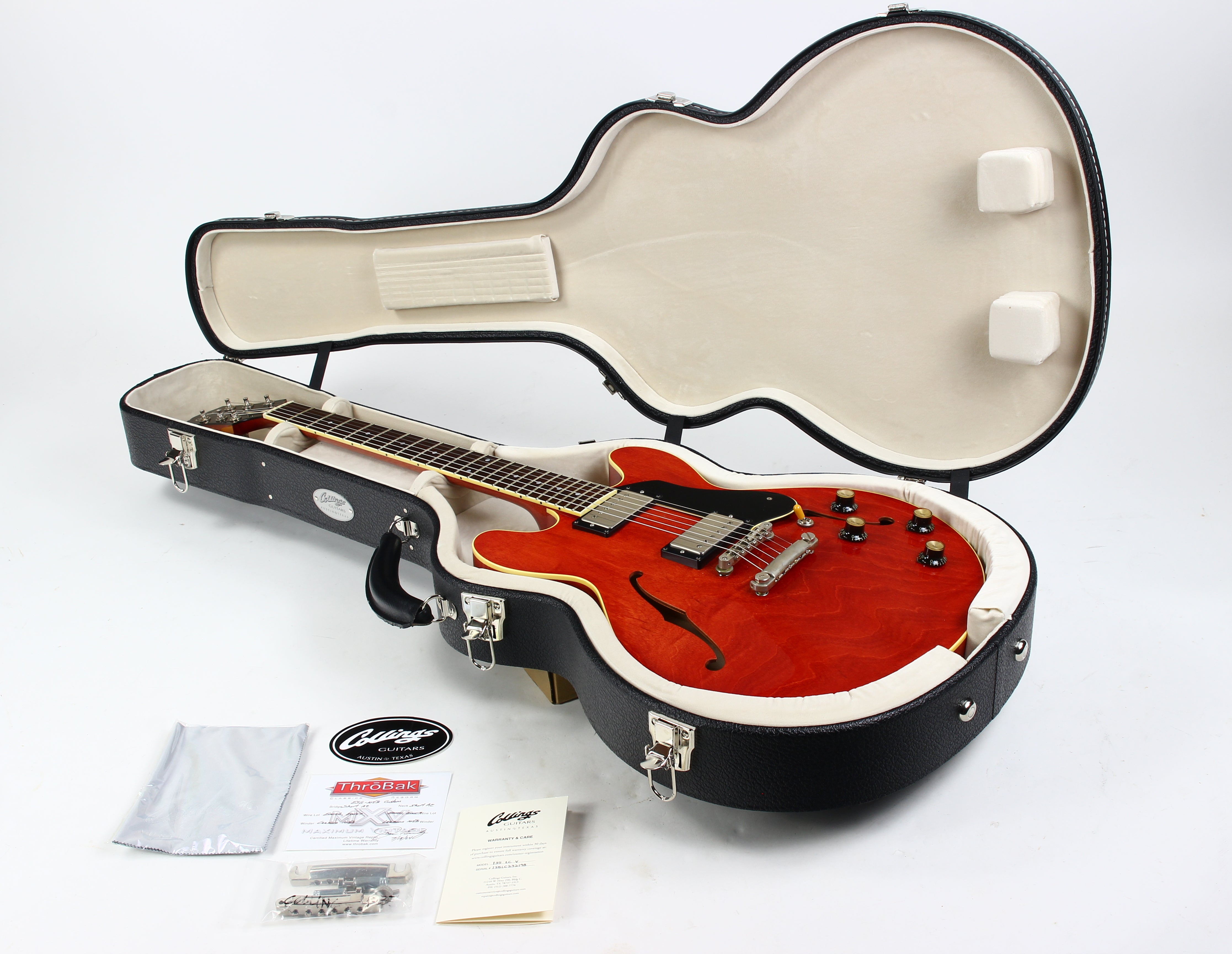 2023 Collings I35 LC Vintage Aged Cherry Finish Throbak Humbuckers