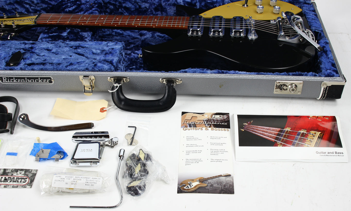 2007 Rickenbacker 325c58 JG Jetglo John Lennon Hamburg - Bigsby & Kauffman Vib-Rola 1958 325 Reissue