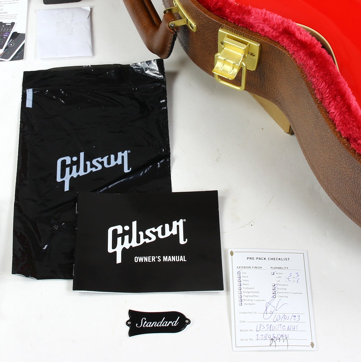 2023 Gibson USA 50s Les Paul Standard Cardinal Red Plain Top | Chunky Neck, MINT in Original Box!