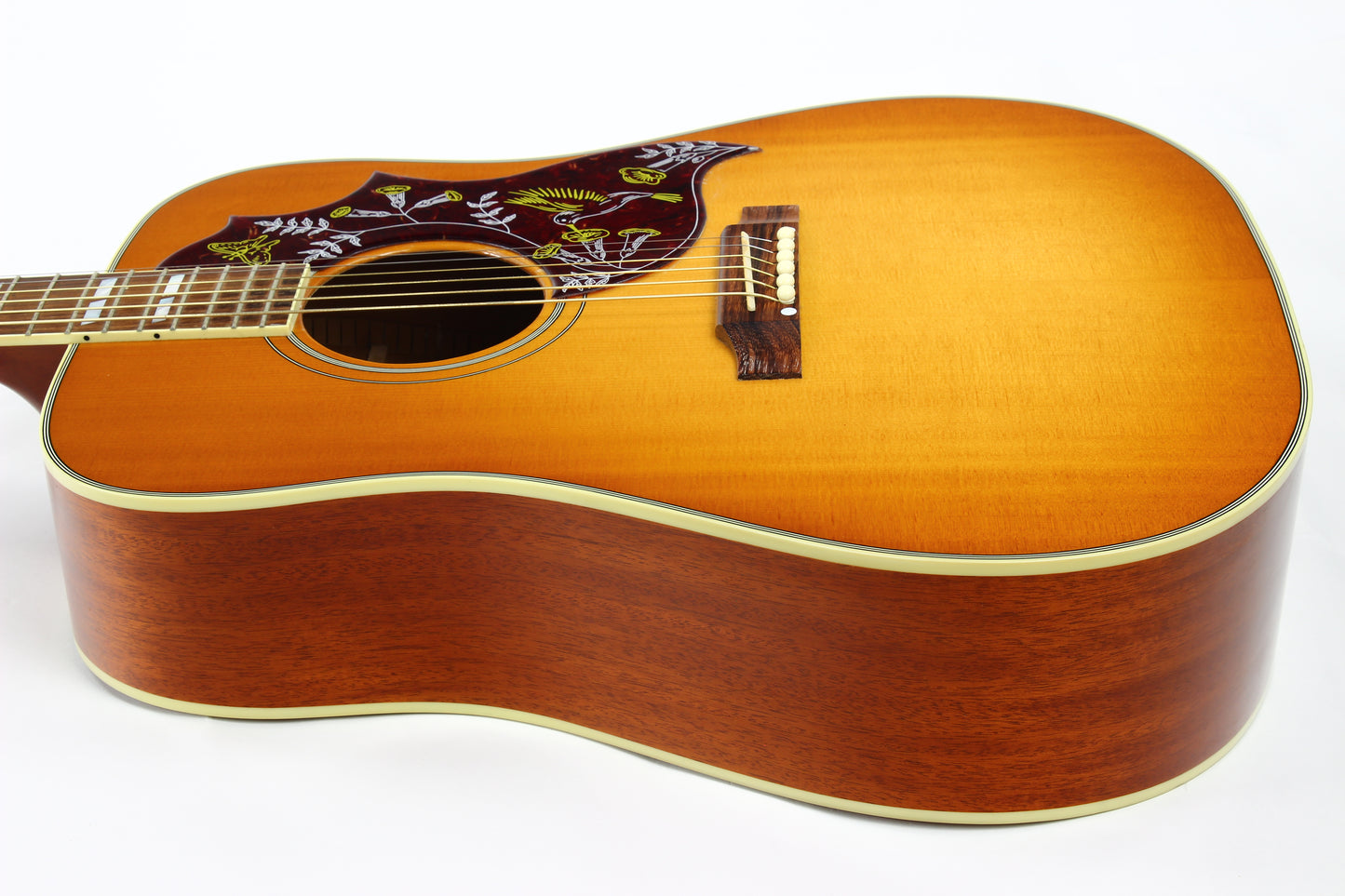 2011 Gibson Montana Hummingbird Standard Vintage Honeyburst Sunburst - Player Dreadnought j45 dove