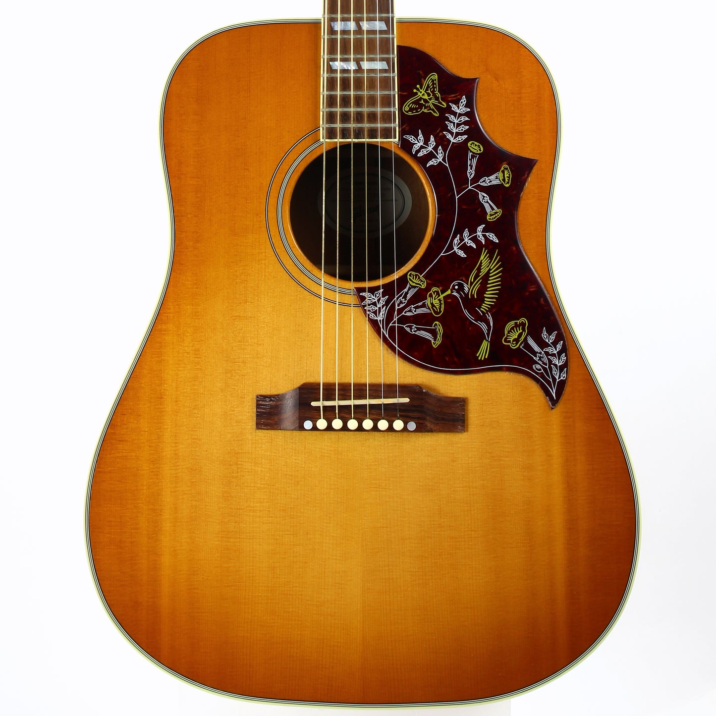 2011 Gibson Montana Hummingbird Standard Vintage Honeyburst Sunburst - Player Dreadnought j45 dove