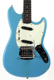 1966 Fender Mustang DAPHNE BLUE w/ Original Case - Kurt Cobain-type, Big Headstock!