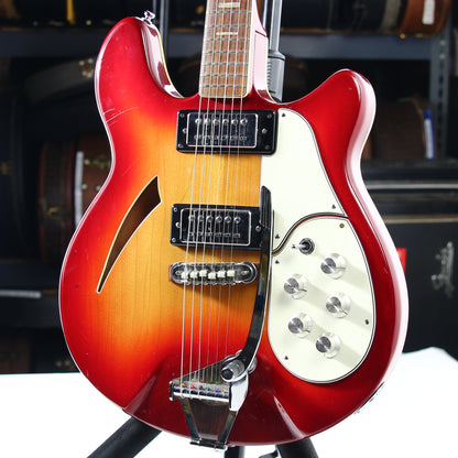 1960s Apollo 2219 Super Cougar Semi Hollow Guitar MIJ Japan