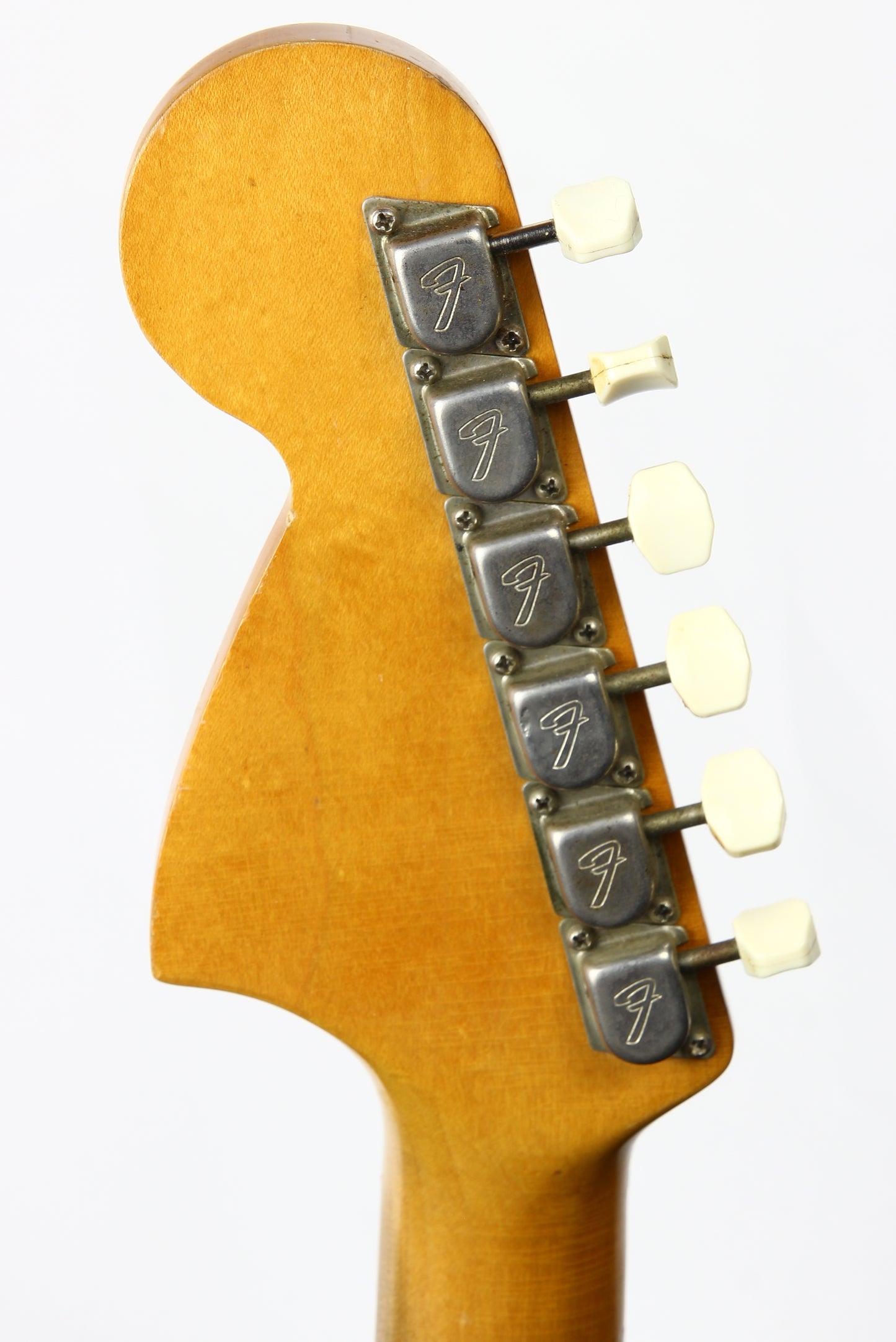 1966 Fender Mustang DAPHNE BLUE w/ Original Case - Kurt Cobain-type, Big Headstock!