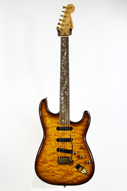 1993 Fender Custom Shop TREE OF LIFE Stratocaster SCHULTZ-O-CASTER Quilt Top & Back