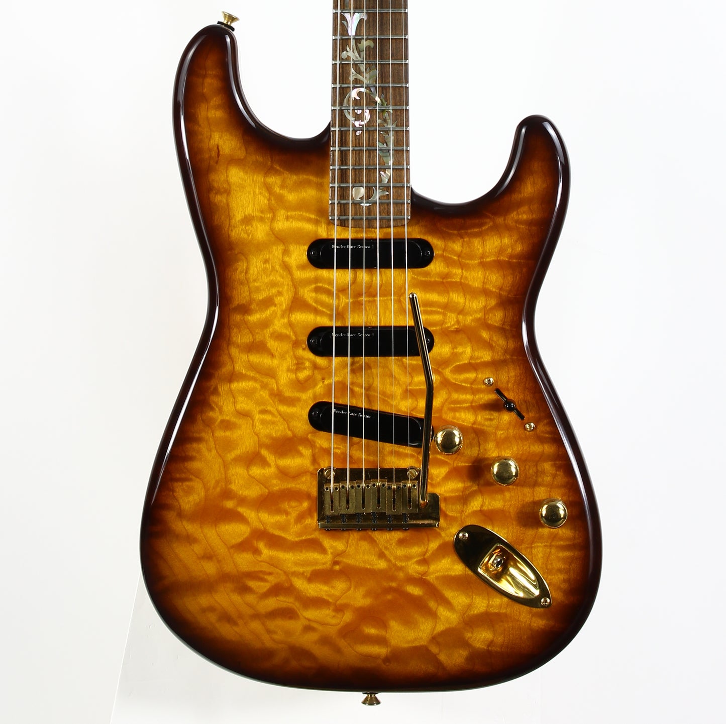 1993 Fender Custom Shop TREE OF LIFE Stratocaster SCHULTZ-O-CASTER Quilt Top & Back