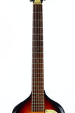 4.6 Pounds! 1960s Sekova Japan Beatles Violin Shaped 6-String Teisco Guitar - Gold Foil Pickup! GREAT PLAYER!
