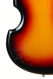 4.6 Pounds! 1960s Sekova Japan Beatles Violin Shaped 6-String Teisco Guitar - Gold Foil Pickup! GREAT PLAYER!