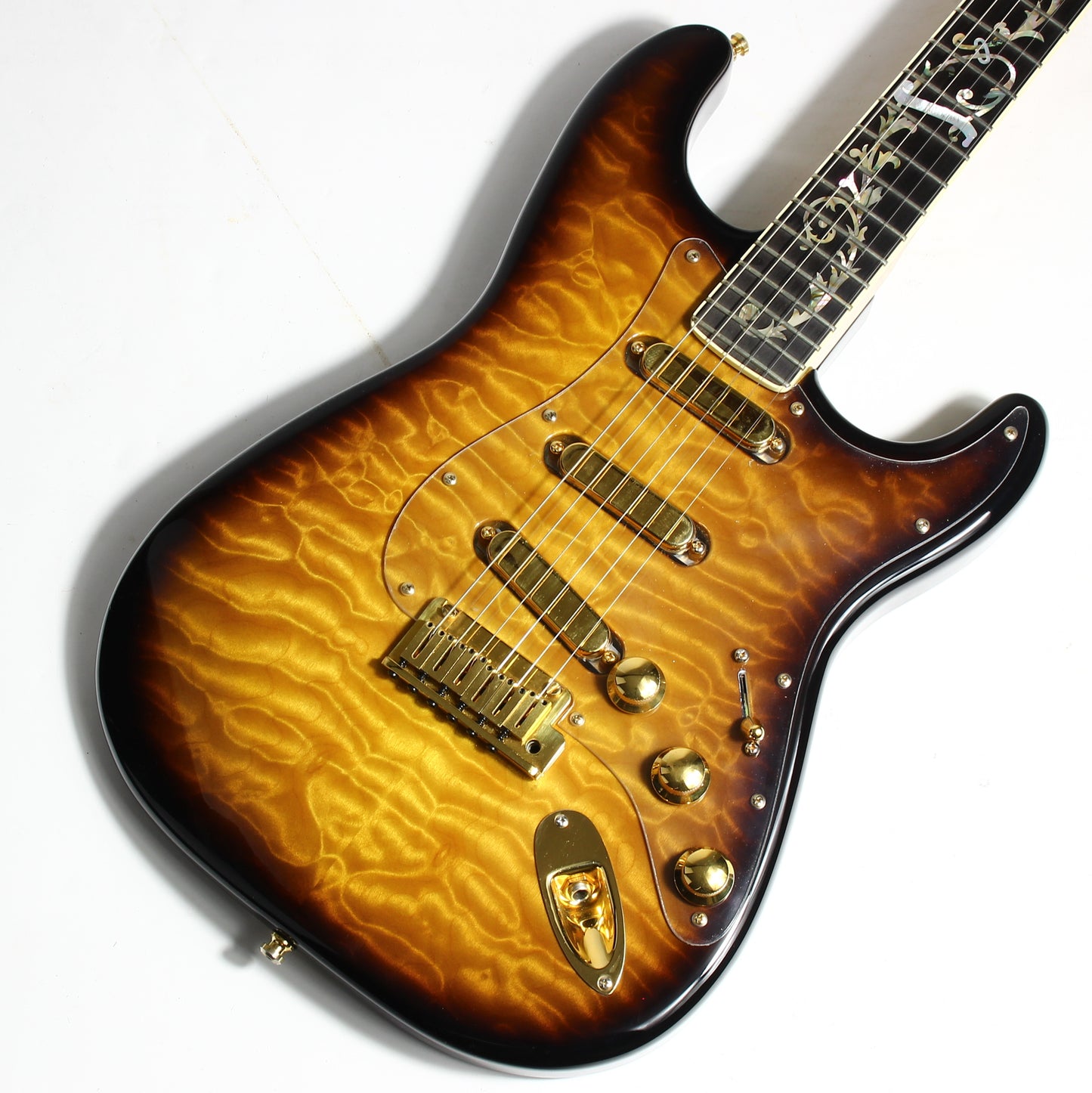 1994 Fender Custom Shop TREE OF LIFE Stratocaster SCHULTZ-O-CASTER Killer Quilt 30th Anniversary