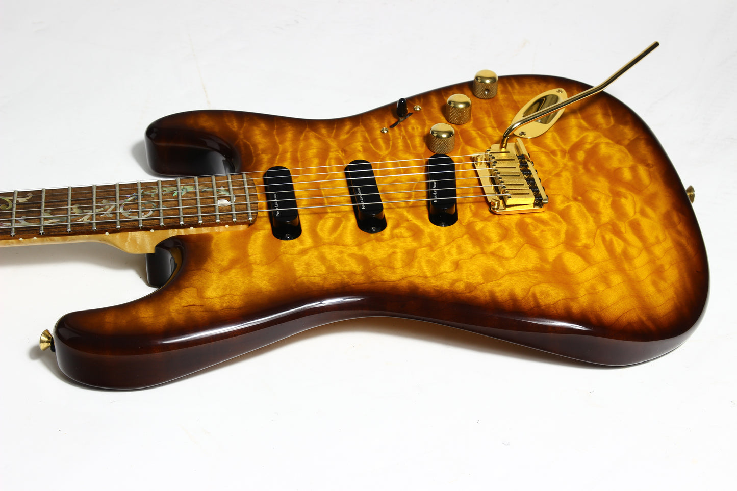 1993 Fender Custom Shop TREE OF LIFE Stratocaster SCHULTZ-O-CASTER Quilt Top & Back