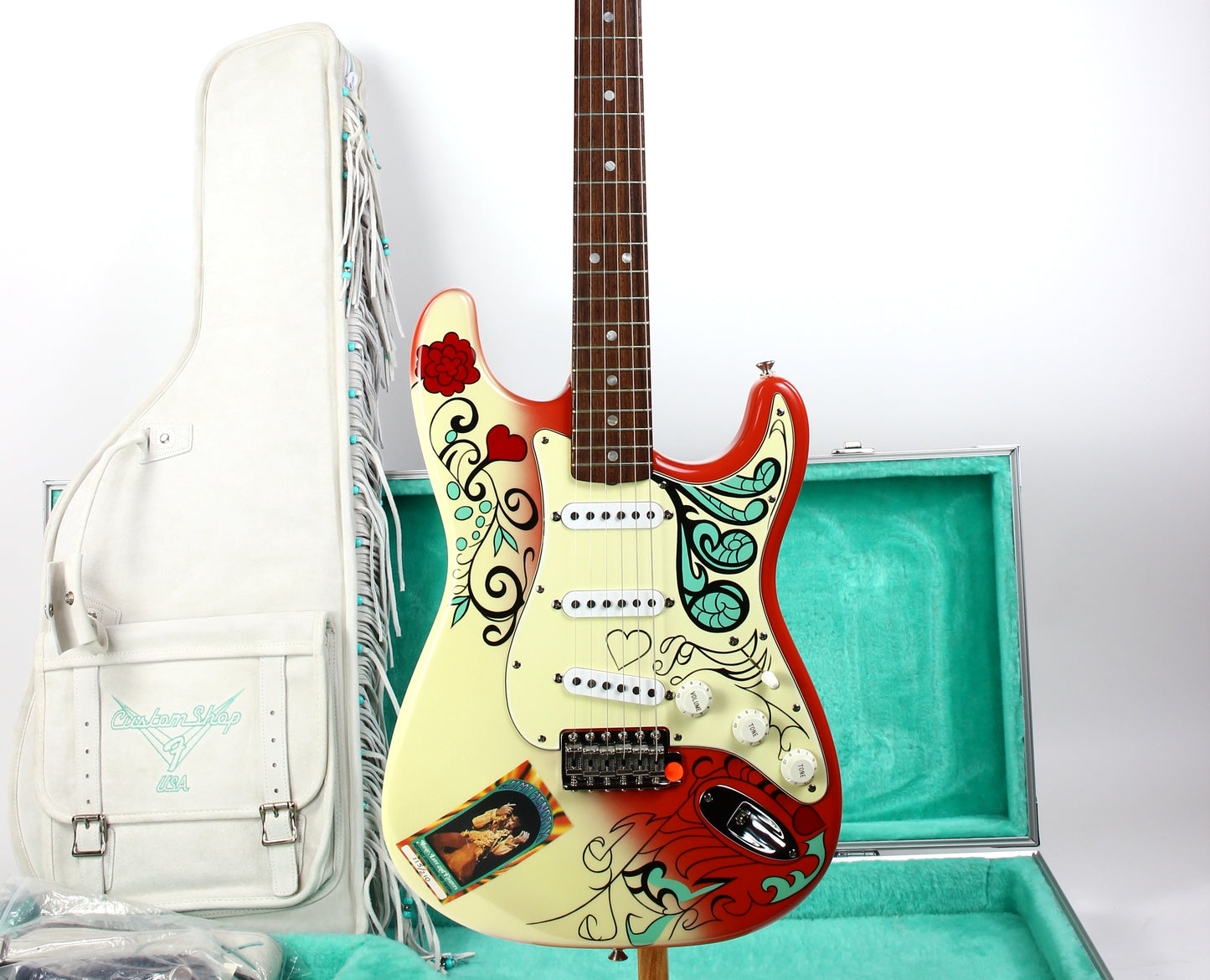 1997 Fender Custom Shop JIMI HENDRIX MONTEREY POP Stratocaster Diamond Dealer MINT John Mayer