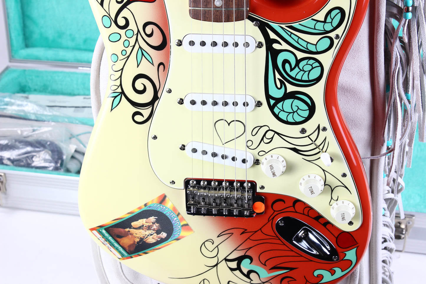 1997 Fender Custom Shop JIMI HENDRIX MONTEREY POP Stratocaster Diamond Dealer MINT John Mayer