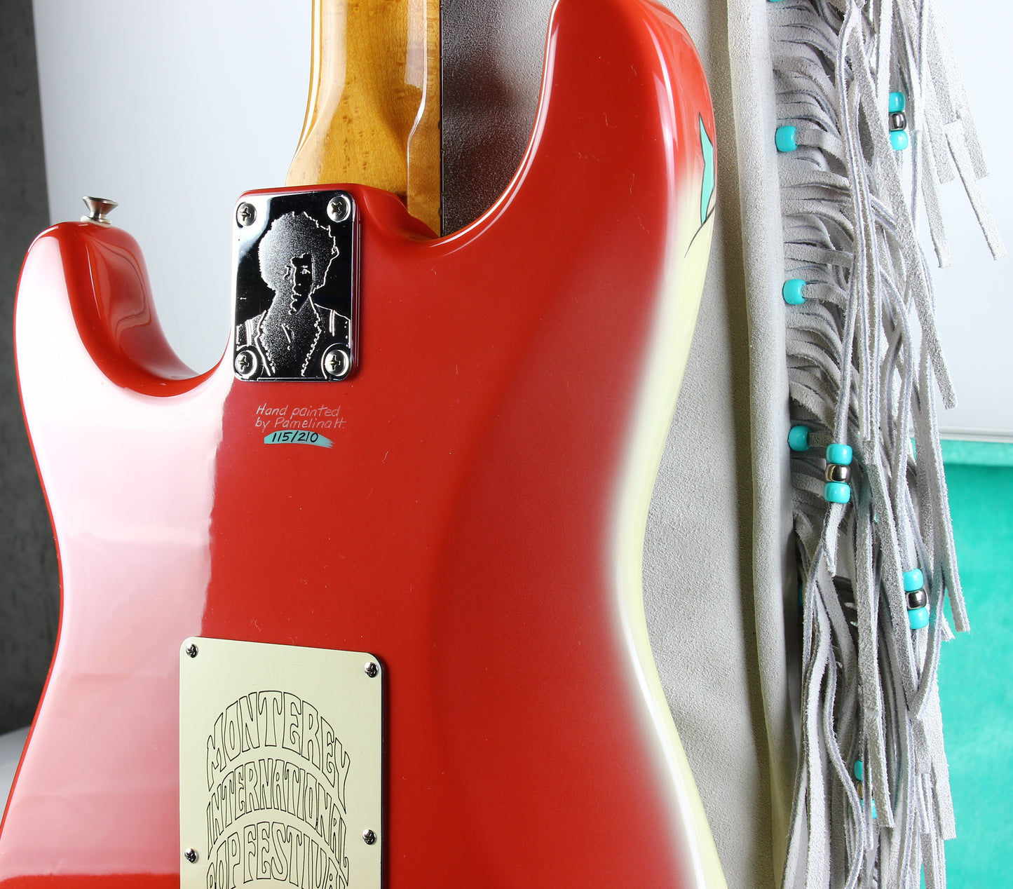 1997 Fender Custom Shop JIMI HENDRIX MONTEREY POP Stratocaster Diamond Dealer MINT John Mayer