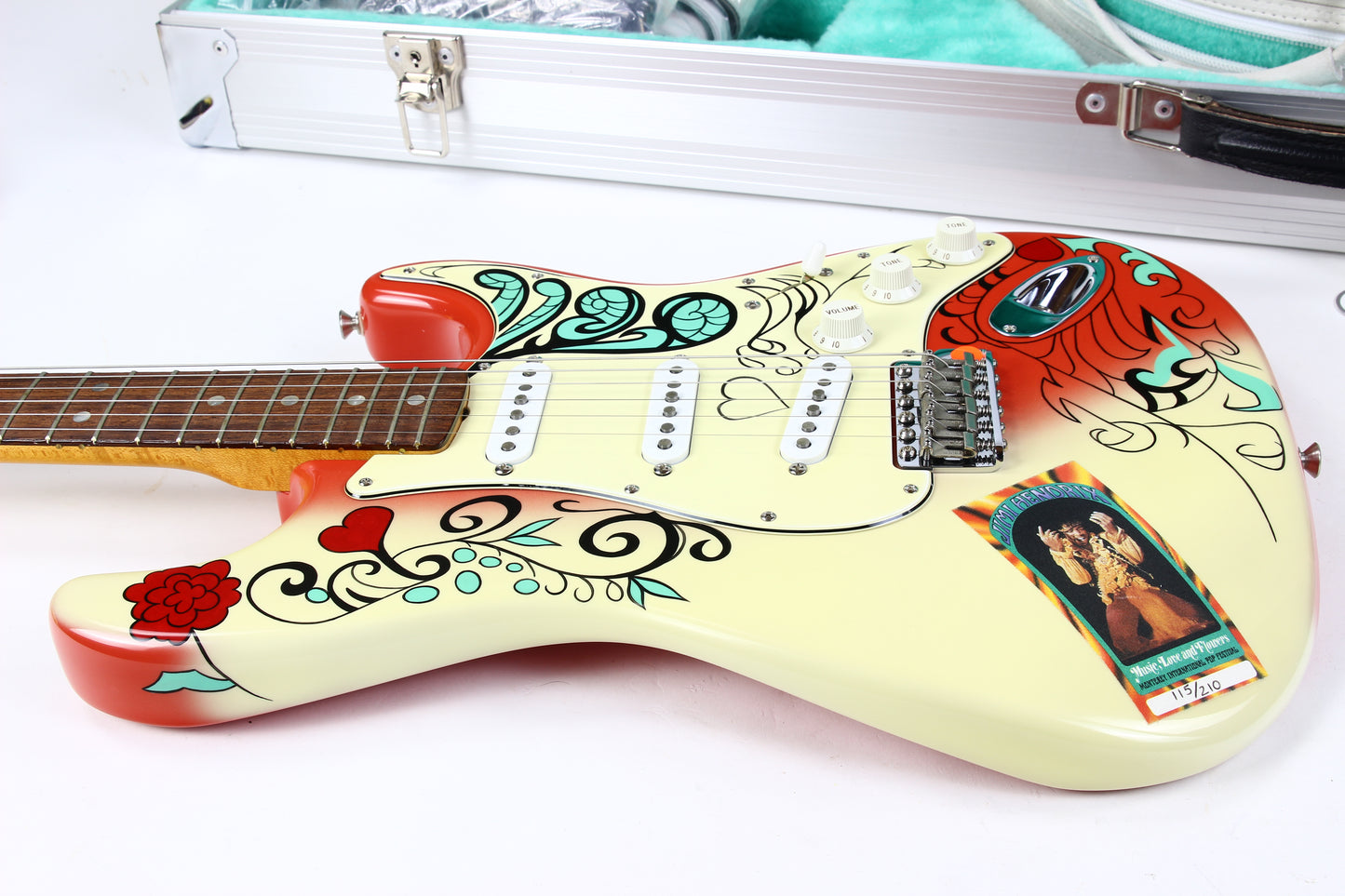 1997 Fender Custom Shop JIMI HENDRIX MONTEREY POP Stratocaster Diamond Dealer MINT John Mayer