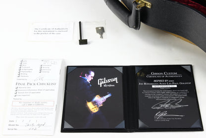 2008 Gibson Custom Shop Joe Bonamassa Les Paul Goldtop AGED & SIGNED Inspired By Series 1950s Reissue 57 1957