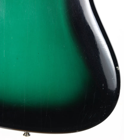 1960s Galanti Kapa Italy Green Burst 4pu WE HAVE ORIGINAL CASE SOMEWHERE!