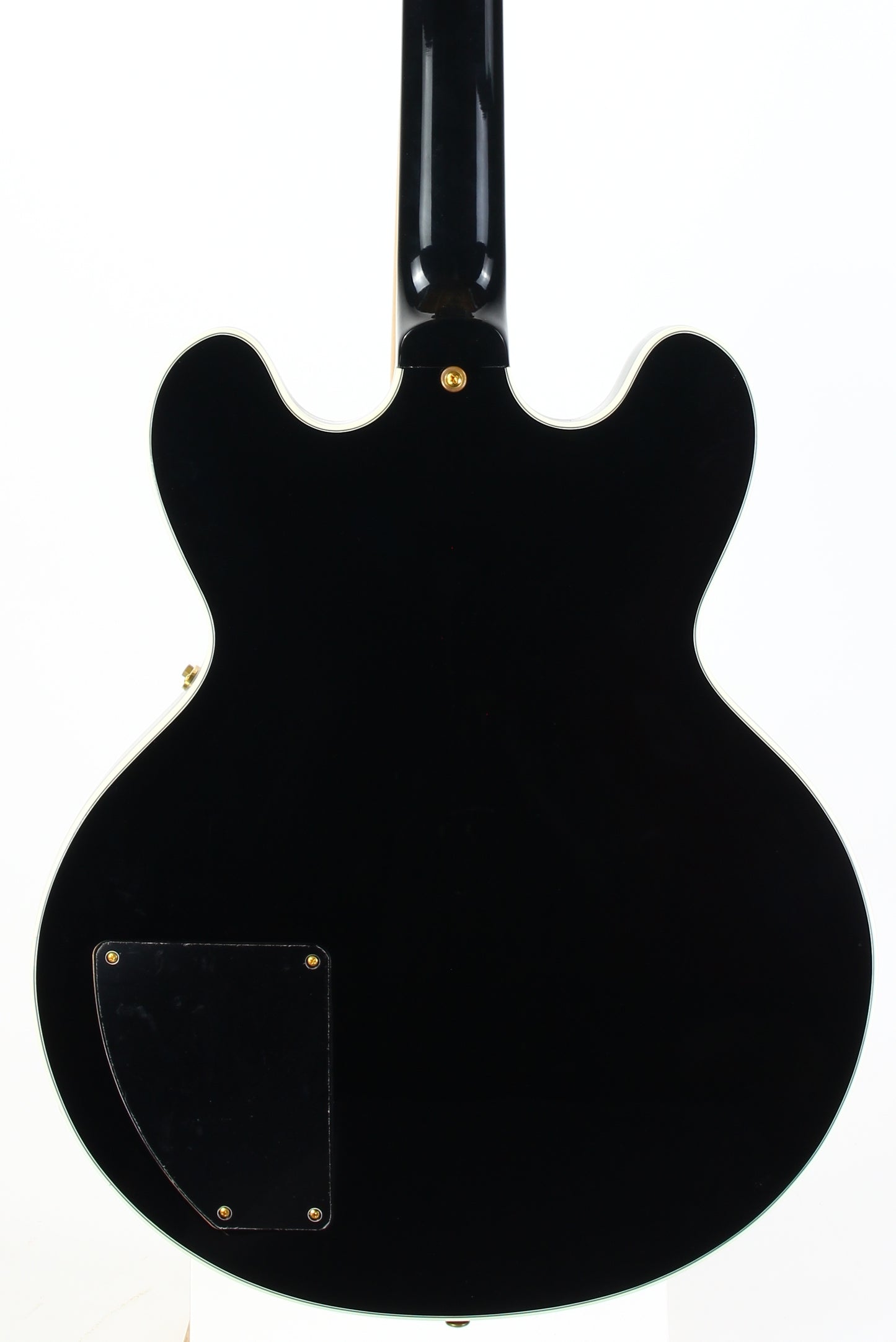 2011 Gibson Custom BB King Lucille Black | Ornate Crown Headstock Inlay ES 355 Dual Input Jacks