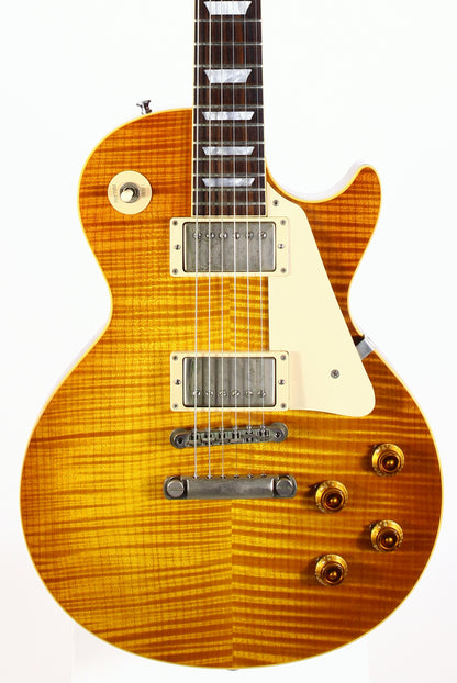 2001 Gibson Custom Shop Authentic 1958 Les Paul Standard Reissue Flametop! Factory Grovers, Killer Top! 58 R8 Historic