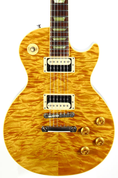 1998 Gibson Custom Shop Les Paul Classic in Rare Butterscotch CRAZY QUILT TOP! Slash Appetite For Destruction AFD Vibes!