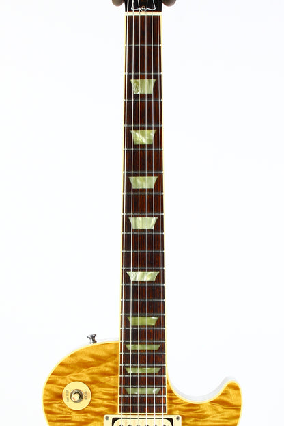 1998 Gibson Custom Shop Les Paul Classic in Rare Butterscotch CRAZY QUILT TOP! Slash Appetite For Destruction AFD Vibes!
