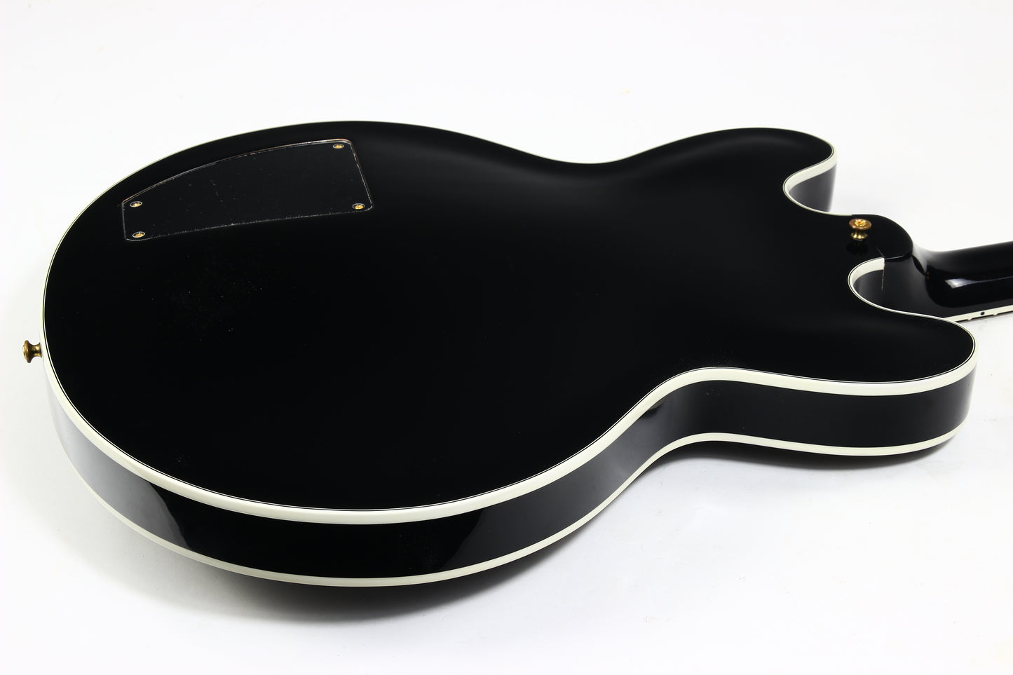2011 Gibson Custom BB King Lucille Black | Ornate Crown Headstock Inlay ES 355 Dual Input Jacks