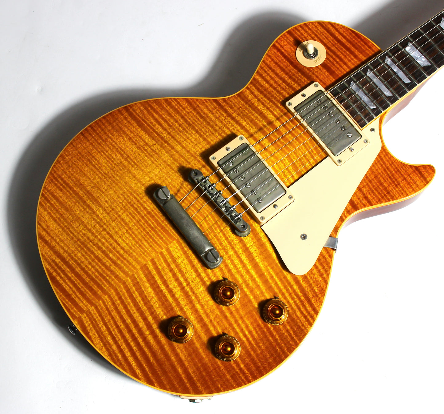 2001 Gibson Custom Shop Authentic 1958 Les Paul Standard Reissue Flametop! Factory Grovers, Killer Top! 58 R8 Historic