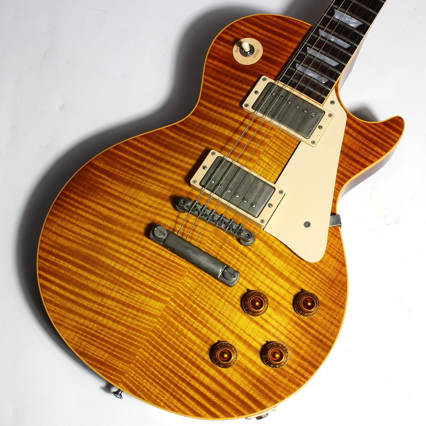 2001 Gibson Custom Shop Authentic 1958 Les Paul Standard Reissue Flametop! Factory Grovers, Killer Top! 58 R8 Historic