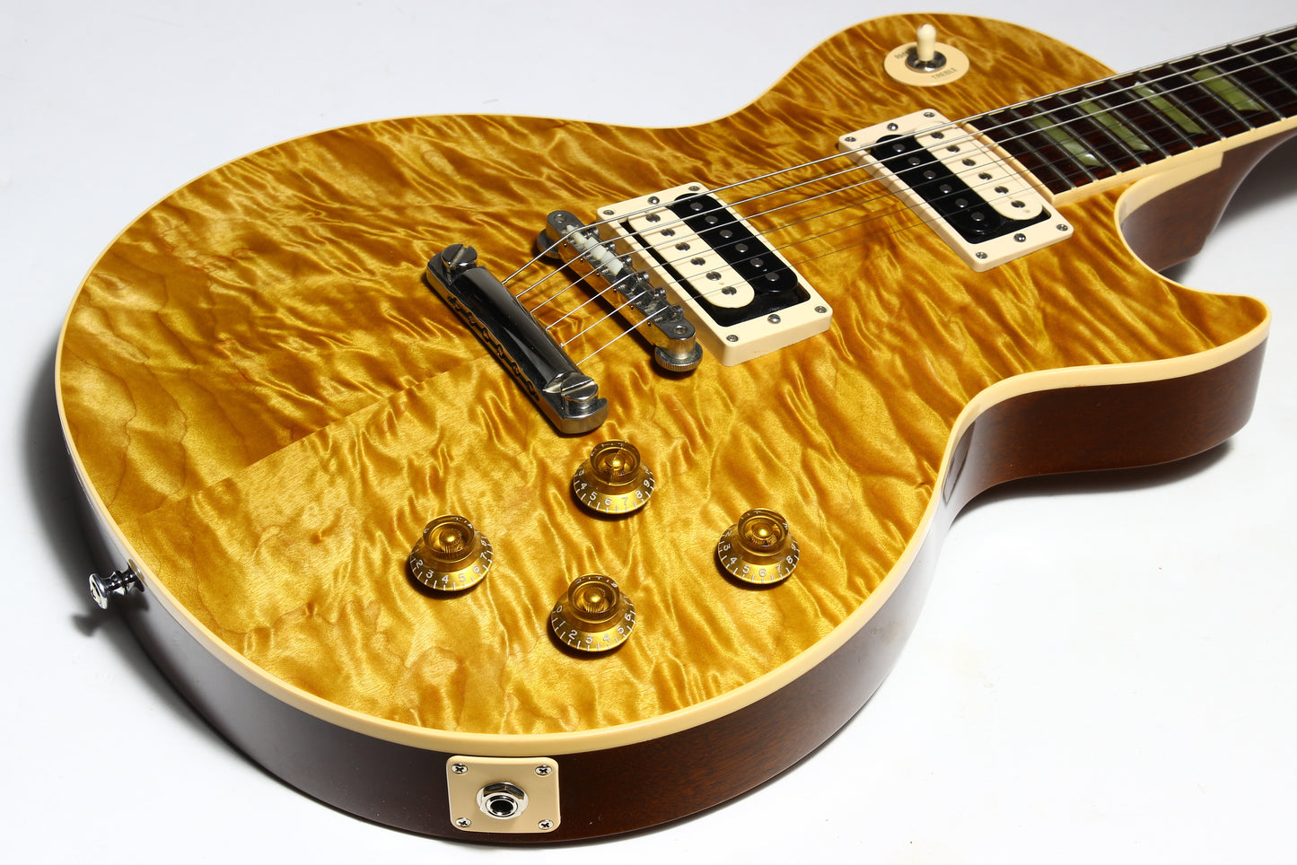 1998 Gibson Custom Shop Les Paul Classic in Rare Butterscotch CRAZY QUILT TOP! Slash Appetite For Destruction AFD Vibes!