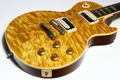 1998 Gibson Custom Shop Les Paul Classic in Rare Butterscotch CRAZY QUILT TOP! Slash Appetite For Destruction AFD Vibes!