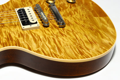 1998 Gibson Custom Shop Les Paul Classic in Rare Butterscotch CRAZY QUILT TOP! Slash Appetite For Destruction AFD Vibes!